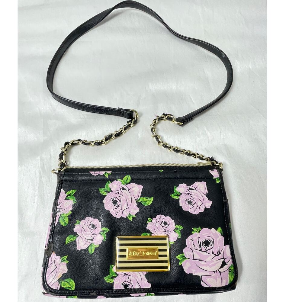 Betsey Johnson Small Crossbody Wallet Purse - 9" x 6"